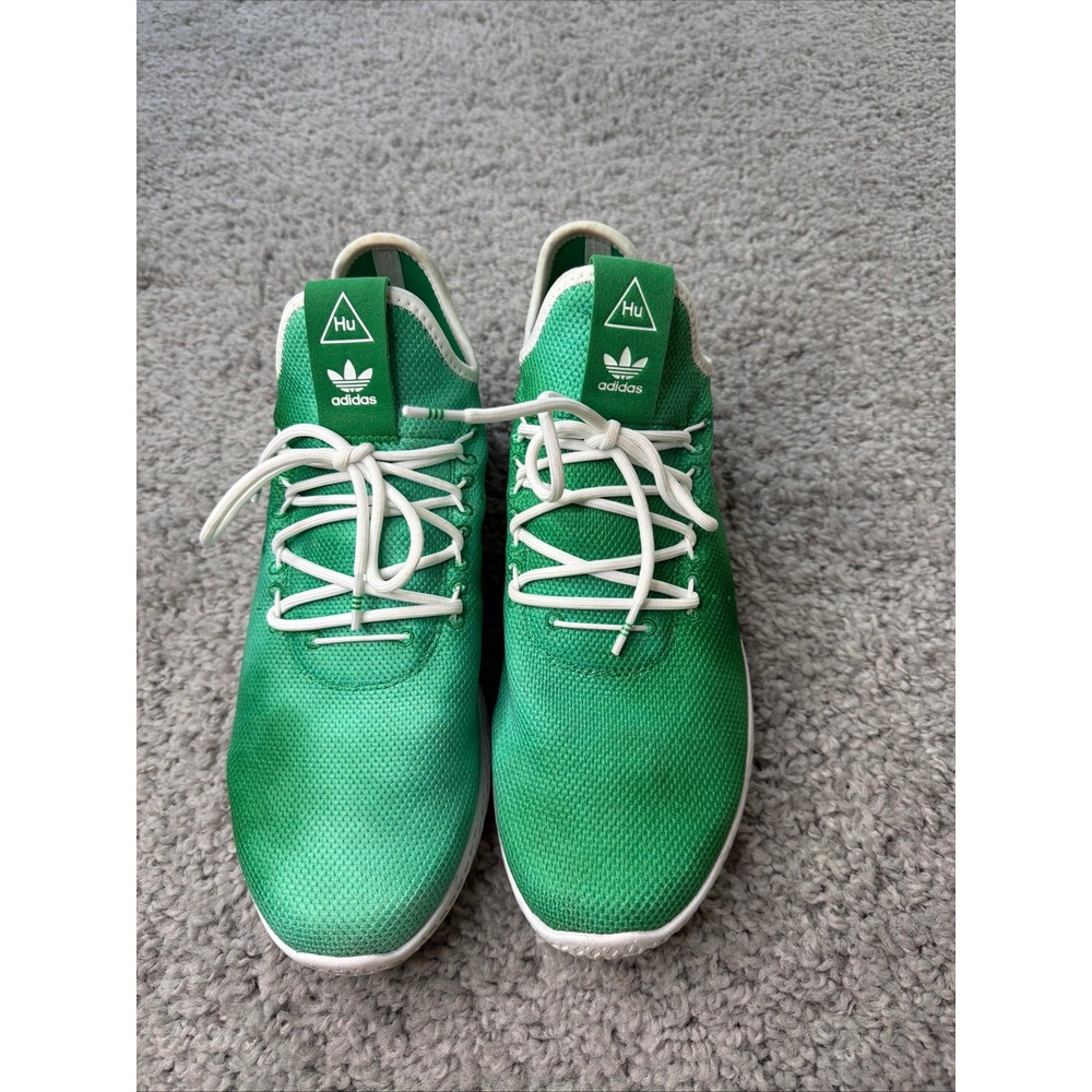Adidas Pharrell Williams Tennis Hu Holi Green White DA9619 Mens 11